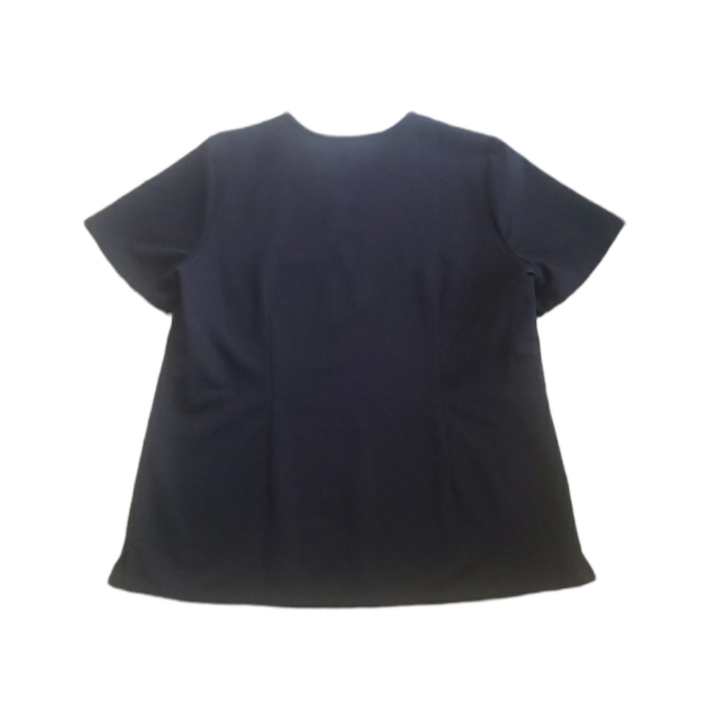 FIGS Black Catarina Scrub Top - Picture 9 of 11